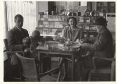 Milton, Nancy and Granny, Renfrew 1950
