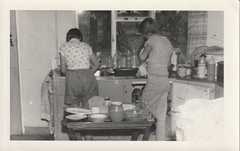 Doing the washing up, Chitambo 1964