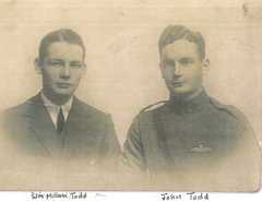 William Todd and John Todd, circa 1917